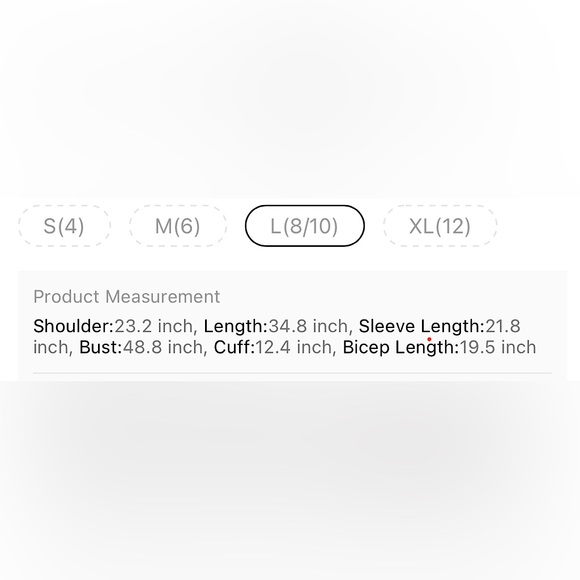 ⚡️NWOT⚡️SHEIN Green Solid Button-Up Puffer Coat - Size Women’s Large - Picture 4 of 10